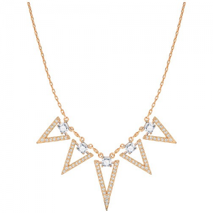 5241273 SWAROVSKI FUNK NECKLACE LARGE CZWH/CRY/ROS