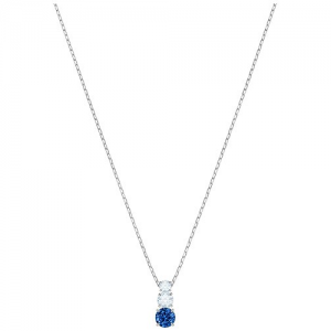 5416156 SWAROVSKI ATTRACT TRIOLOGY PENDANT & NECKLACE SET RND CZSAP RHS