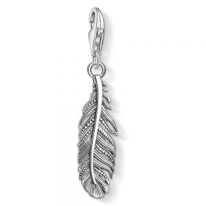 CC1559 THOMAS SABO C/CLUB SILVER FEATHER CHARM