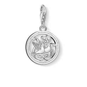 CC1304 THOMAS SABO SILVER LOVE DOVES CZ CHARM