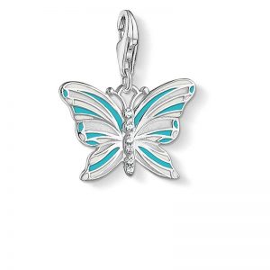 CC1515 THOMAS SABO SILVER C/CLUB BUTTERFLY CHARM