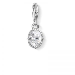CC1674 THOMAS SABO C/CLYB FACETED WHITE CZ