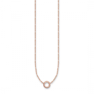 CX0240 THOMAS SABO C/CLUB ROSE GOLD PLATED 40-45CM NECKLACE