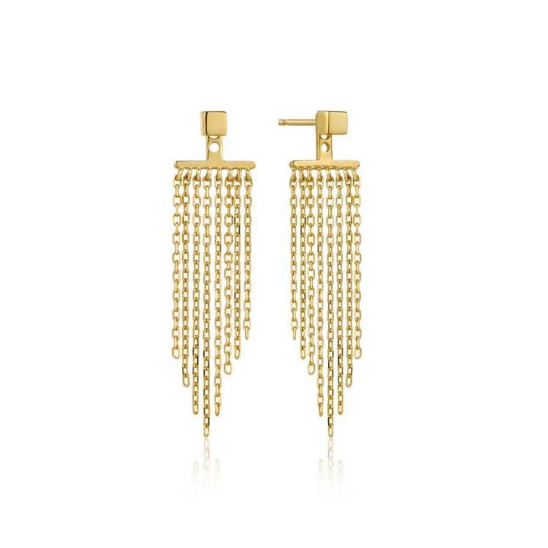 E013-05G ANIA HAIE FRINGE FALL EAR JACKETS