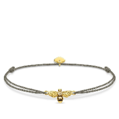 LS081 THOMAS SABO GREY BEE GP BRACELET 14-20CM