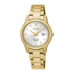 SXDG92P SEIKO GOLD PLATED WR100M LADIES WATCH