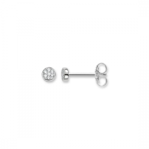 TH1848CZ THOMAS SABO CIRCLES PAVÉ CZ STUD EARRINGS