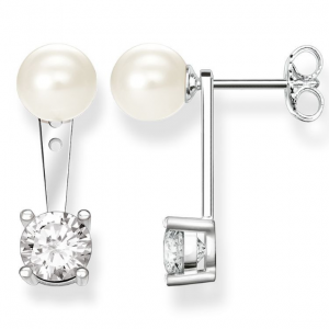 TH1924WH THOMAS SABO PEARL CZ EAR JACKET