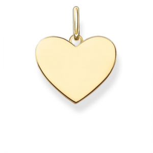 TLBPE0002Y THOMAS SABO ENGRAVABLE HEART YELLOW GP