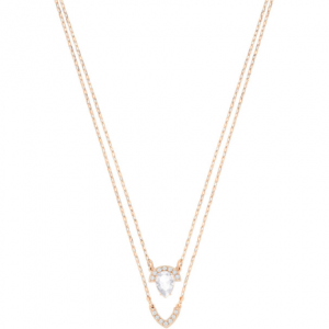 5278755 SWAROVSKI GALLERY NECKLACE LAYER PEAR CZ