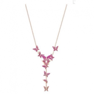 5368428 SWAROVSKI LILIA NECKLACE Y TR LMUL/ROS