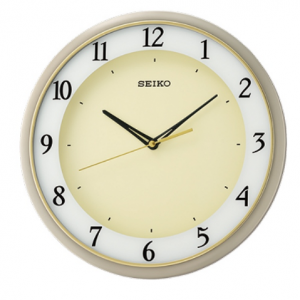 QXA683-J SEIKO WALL CLOCK WITH QUIET SECOND HAND